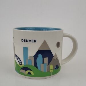 Starbucks Denver Colorado You Are Here Collector Coffee Cup Mug 14 oz